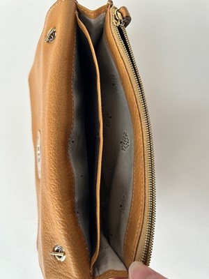 Lot 1035 - Mulberry Light Tan Leather Shoulder/Clutch Bag,...