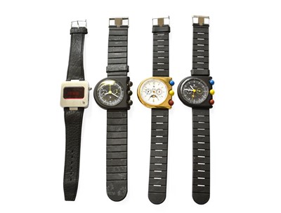 Lot 496 - Four LIP Wristwatches, comprising, a quartz...