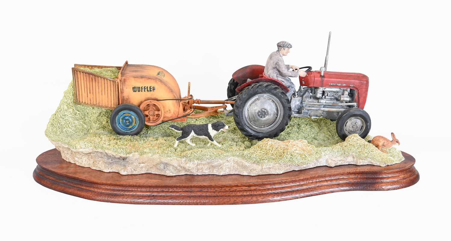 Lot 2054 - Border Fine Arts 'Hay Turning' (Massey...