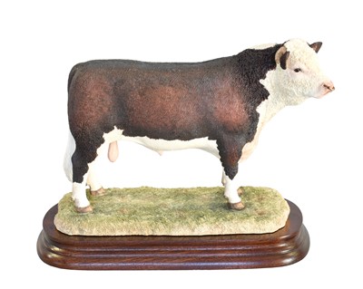 Lot 2138 - Border Fine Arts 'Hereford Bull' (Style Two),...