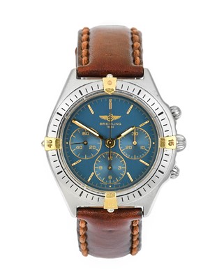 Lot 2200 - Breitling: A Stainless Steel Chronograph...