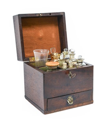 Lot 219 - A George III Mahogany Apothecary Chest, of...