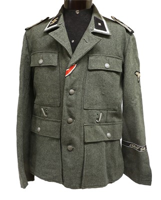 Lot 242 - A German Waffen SS NCO’s M.1943 Type Tunic to...