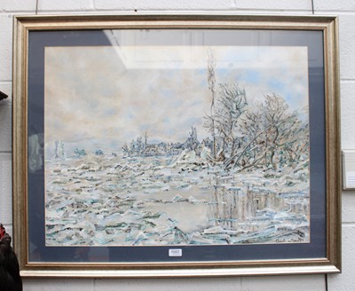 Lot 1057 - C* Inness (Contemporary) Wooded Landscape...