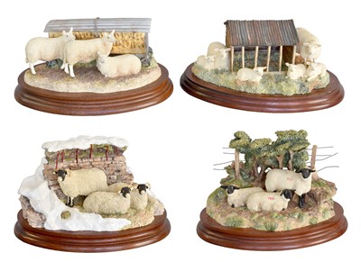 Lot 2152 - Border Fine Arts Sheep Groups, Comprising:...