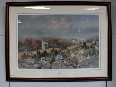 Lot 1052 - Peter Allis (b. 1944) View of Richmond rooftop...