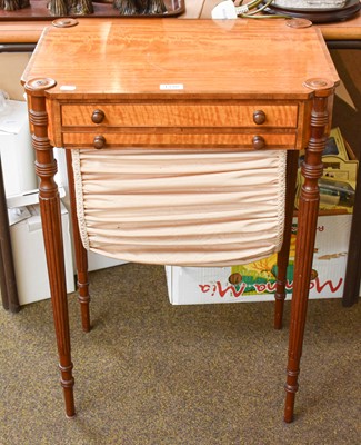 Lot 1338 - An Edwardian Satinwood Work Table, 54cm by...