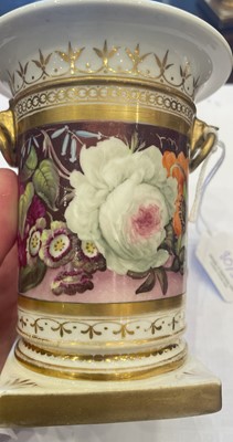 Lot 80 - A Regency Porcelain Spill Vase, circa 1830,...