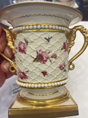 Lot 80 - A Regency Porcelain Spill Vase, circa 1830,...