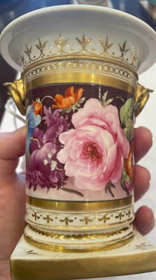 Lot 80 - A Regency Porcelain Spill Vase, circa 1830,...