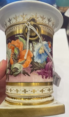 Lot 80 - A Regency Porcelain Spill Vase, circa 1830,...