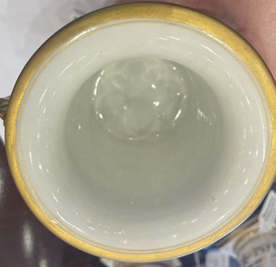 Lot 80 - A Regency Porcelain Spill Vase, circa 1830,...