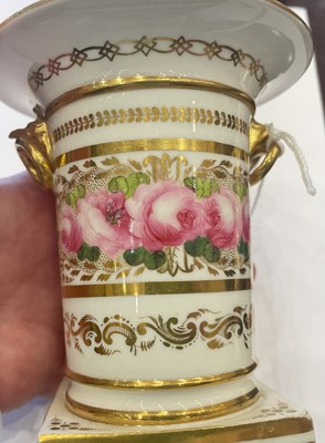Lot 80 - A Regency Porcelain Spill Vase, circa 1830,...