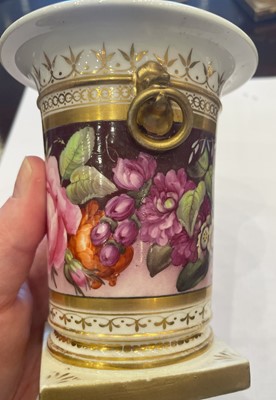 Lot 80 - A Regency Porcelain Spill Vase, circa 1830,...
