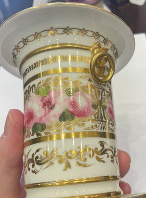 Lot 80 - A Regency Porcelain Spill Vase, circa 1830,...