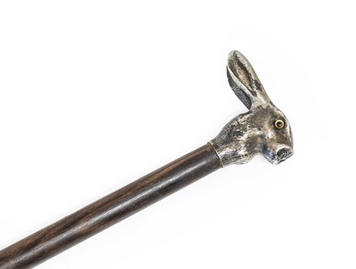 Lot 435 - A Late Victorian Silver-Mounted Walking Stick,...