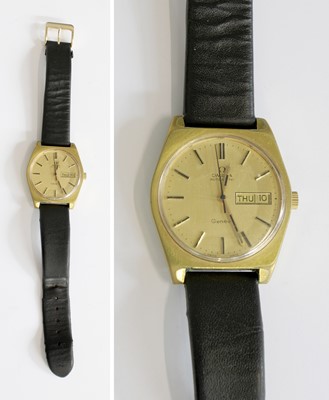 Lot 278 - A Gold Plated Automatic Day/Date Centre...