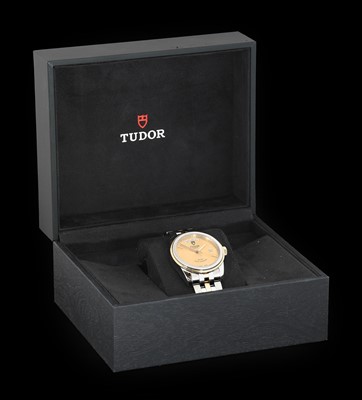 Lot 2166 - Tudor: A Steel and Gold Automatic Day/Date...
