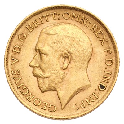 Lot 241 - George V, Half Sovereign 1914; extremely fine...