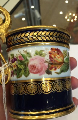 Lot 581 - A Sèvres Porcelain Cabinet Cup and Saucer,...