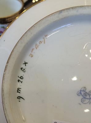 Lot 581 - A Sèvres Porcelain Cabinet Cup and Saucer,...