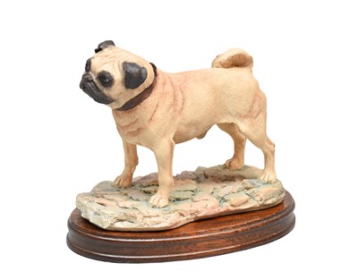 Lot 2112 - Border Fine Arts 'Pug' (Standing), Style One,...