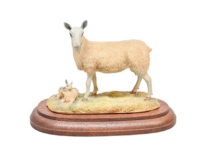 Lot 2128 - Border Fine Arts 'Blue Faced Leicester Ewe and...