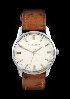 Lot 2190 - IWC: A Stainless Steel Automatic Centre...