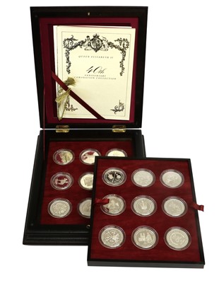 Lot 409 - Royal Mint, 40th Anniversary Coronation...