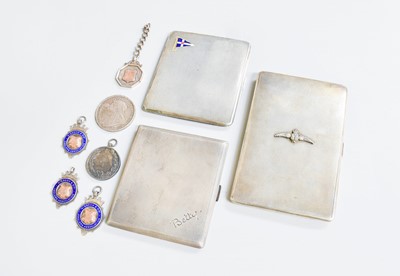 Lot 86 - A Collection of Assorted Silver, comprising...