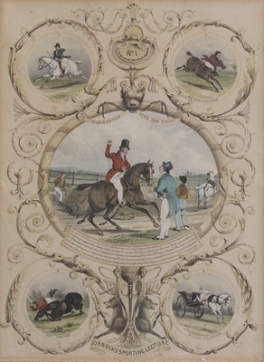 Lot 1019 - A pair of Victorian coloured lithographs...