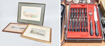 Lot 238 - A Group of Mixed Items to Include: two cased...