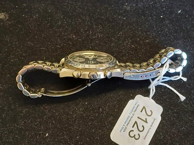 Lot 2123 - Omega: A Stainless Steel Automatic Calendar...