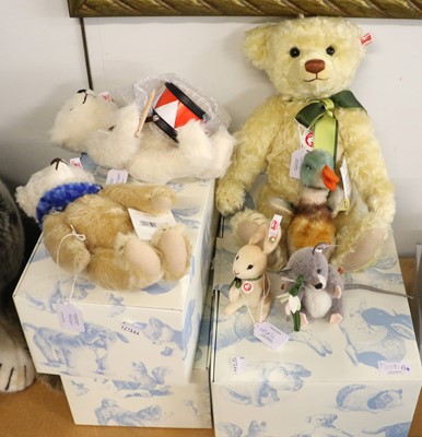 Lot 1081A - A Collection a Small Steiff Bears and Toys...