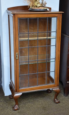 Lot 1379 - An Edwardian Glazed Cabinet, with glass...