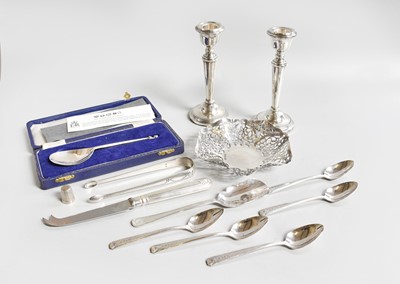 Lot 100 - A Collection of Assorted Silver and Silver...