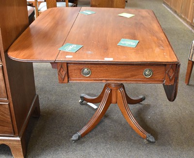 Lot 1313 - A 19th Century Mahogany Pembroke Table, 109cm...