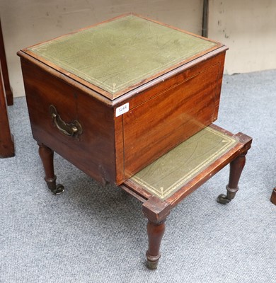 Lot 1244 - A 19th Century Leather Inset Mahogany Library...