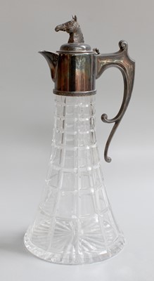 Lot 25 - An Elizabeth II Silver-Mounted Cut-Glass...