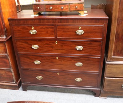 Lot 1341 - A 19th Century Mahogany Large Straight Front...