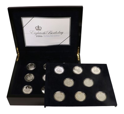 Lot 423 - Royal Mint, Eightieth Birthday Silver Proof...