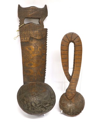 Lot 320 - An Early 20th Century Asante Ceremonial Carved...