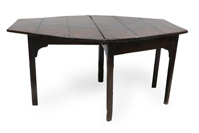 Lot 661 - An 18th Century Joined Oak Dining Table, the...