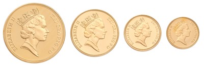 Lot 265 - UK, Gold Proof Set 1985, comprising; five...