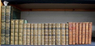 Lot 11 - Bindings, a collecion of leather-bound books...