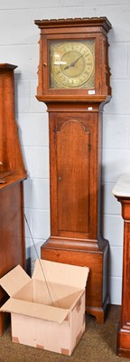 Lot 1182 - An Oak Thirty Hour Longcase Clock, 18th...