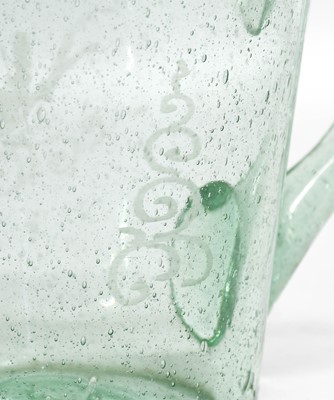 Lot 123 - A Green Soda Glass Loving Cup, 19th century,...