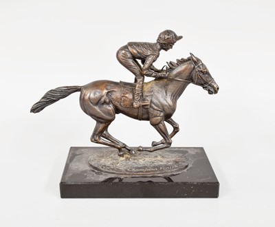 Lot 326 - Lester Piggott on Nijinsky by David Cornell,...