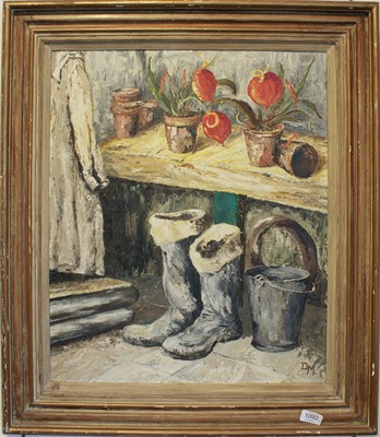 Lot 1092 - Doris Manning (Contemporary) "Wellington Boots"...