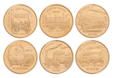 Lot 290 - Royal Mint, The Golden Age of Steam Collection...